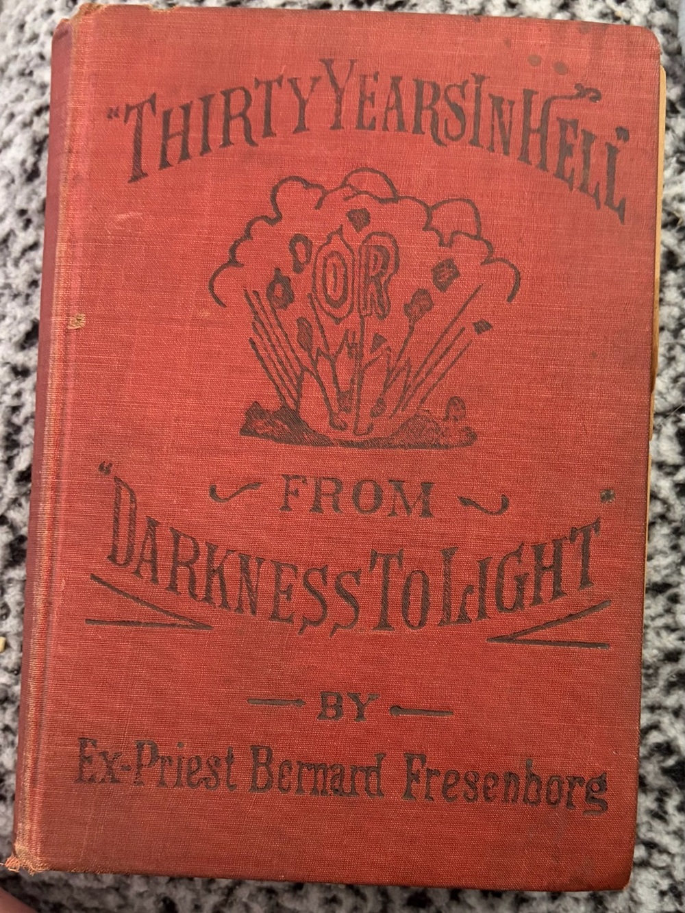 Antique 1904 “Thirty Years in Hell”